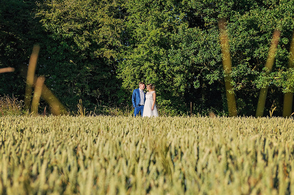 Couple in field