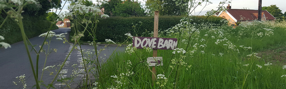 Dove Barn Wedding Venue Sign